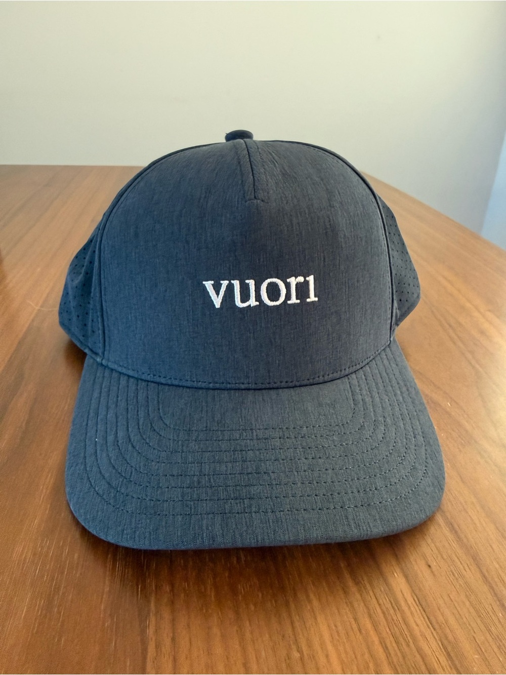 Vuori Charcoal Perforated Snapback Cap